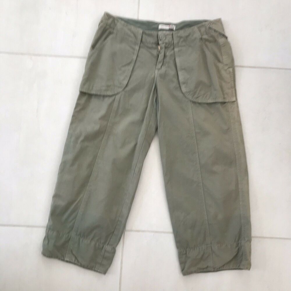 Joie Low Rise Cargo Utility Capri Pants FLAWS